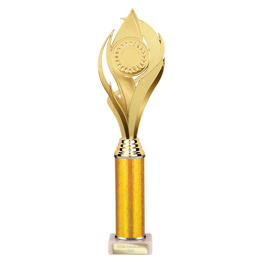 Volcano Gold Tube Trophy
