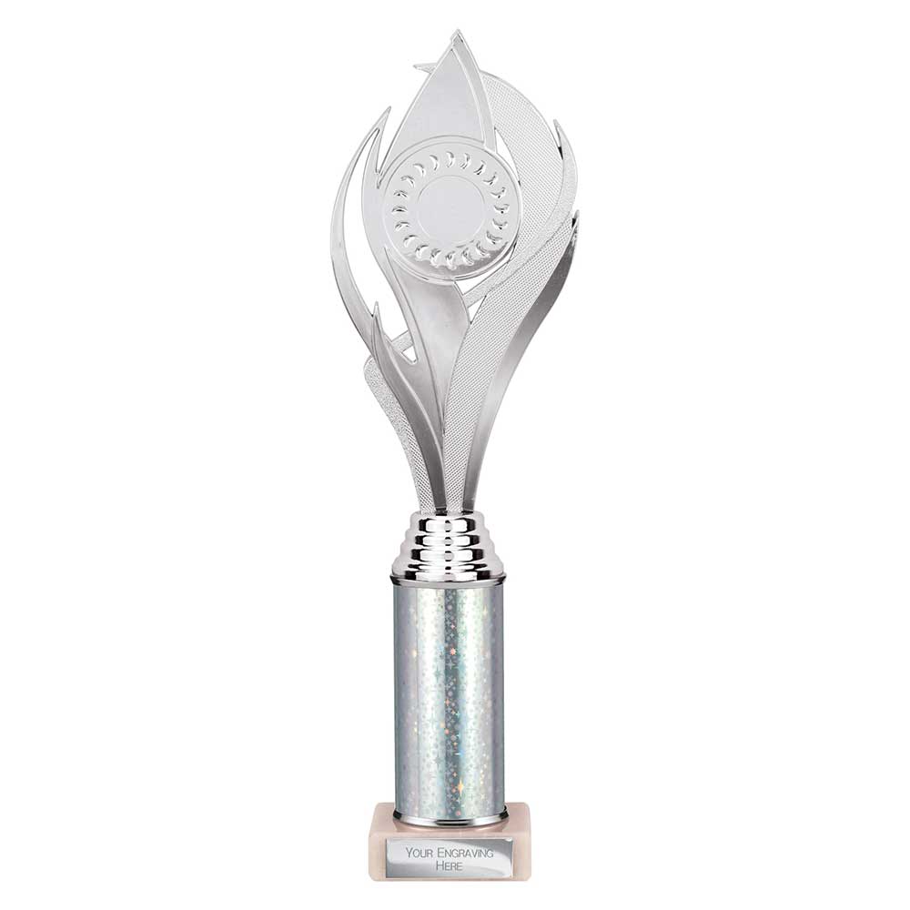 Volcano Silver Tube Trophy – 335mm