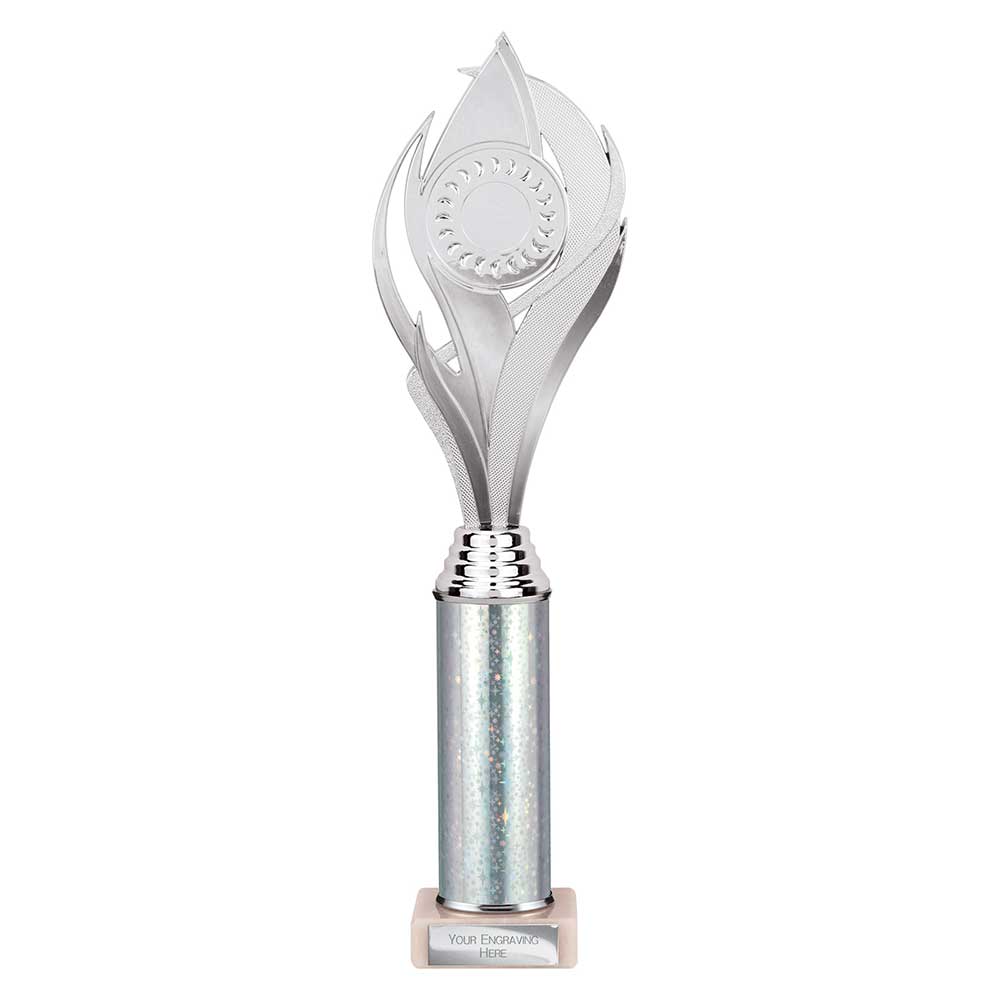 Volcano Silver Tube Trophy – 360mm