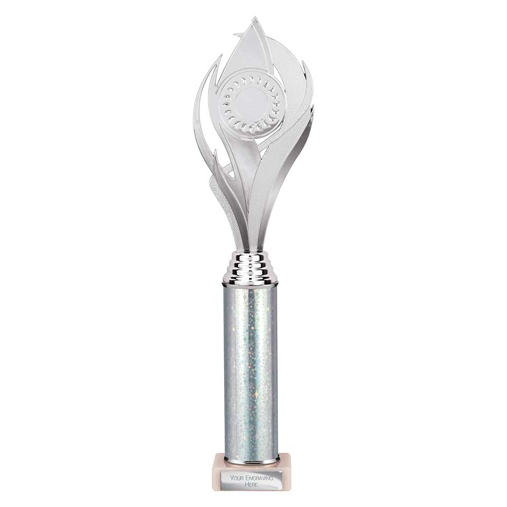 Volcano Silver Tube Trophy – 385mm