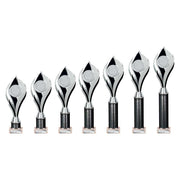 Volcano Black & Silver Tube Trophy