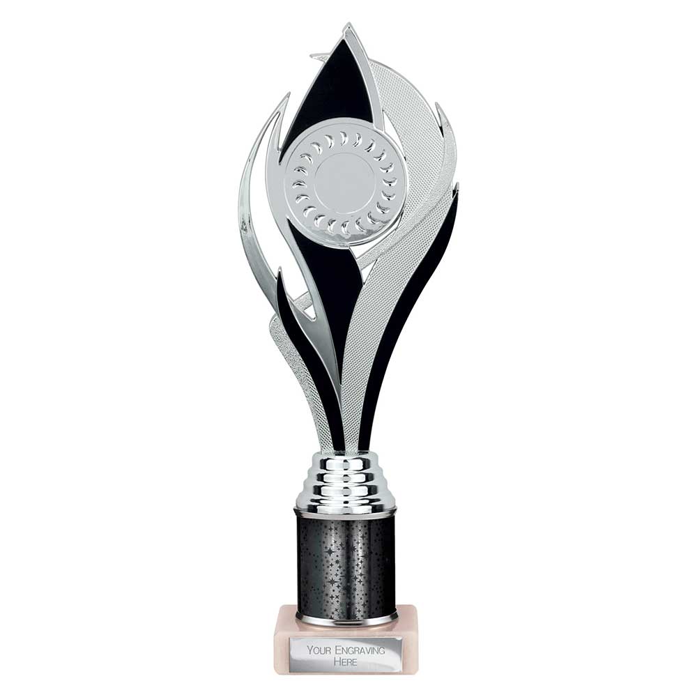 Volcano Black & Silver Tube Trophy