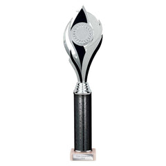 Volcano Black & Silver Tube Trophy