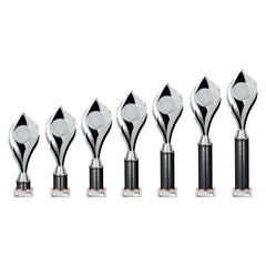 Volcano Black & Silver Tube Trophy