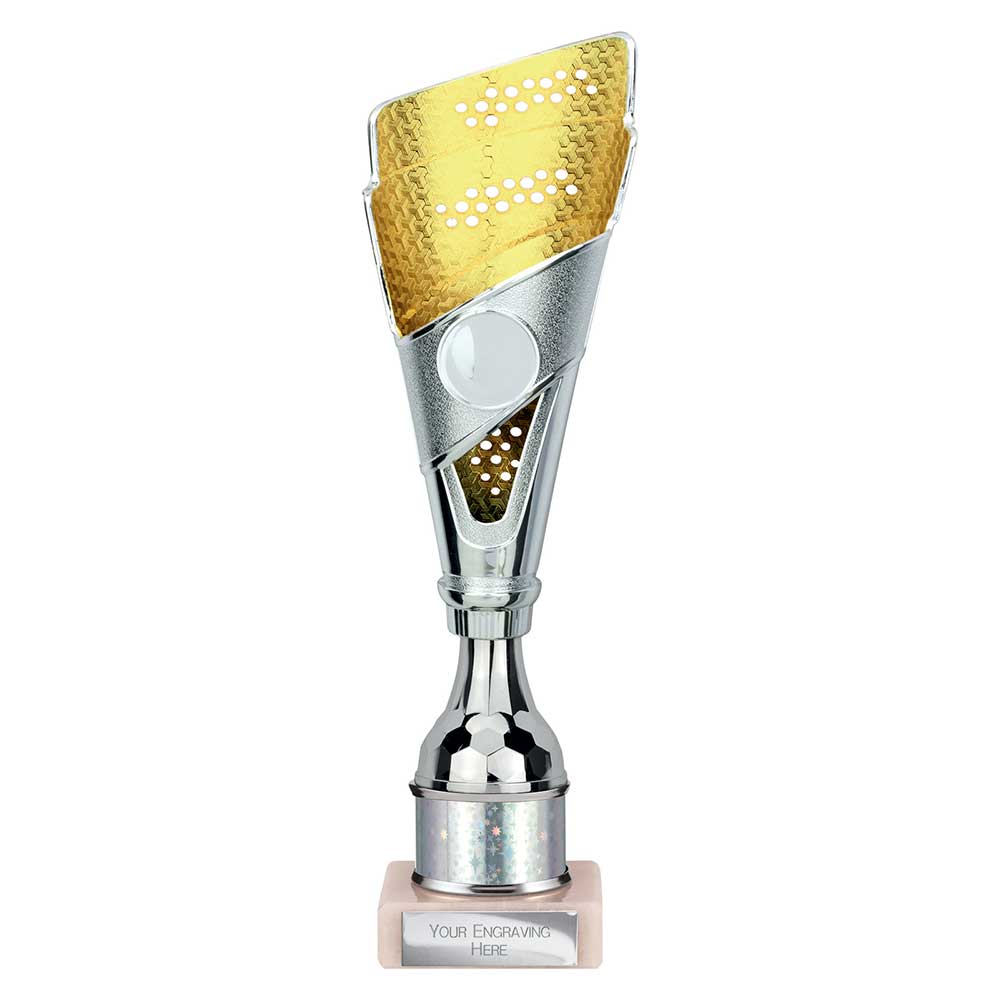 Predator Silver & Gold Tube Trophy