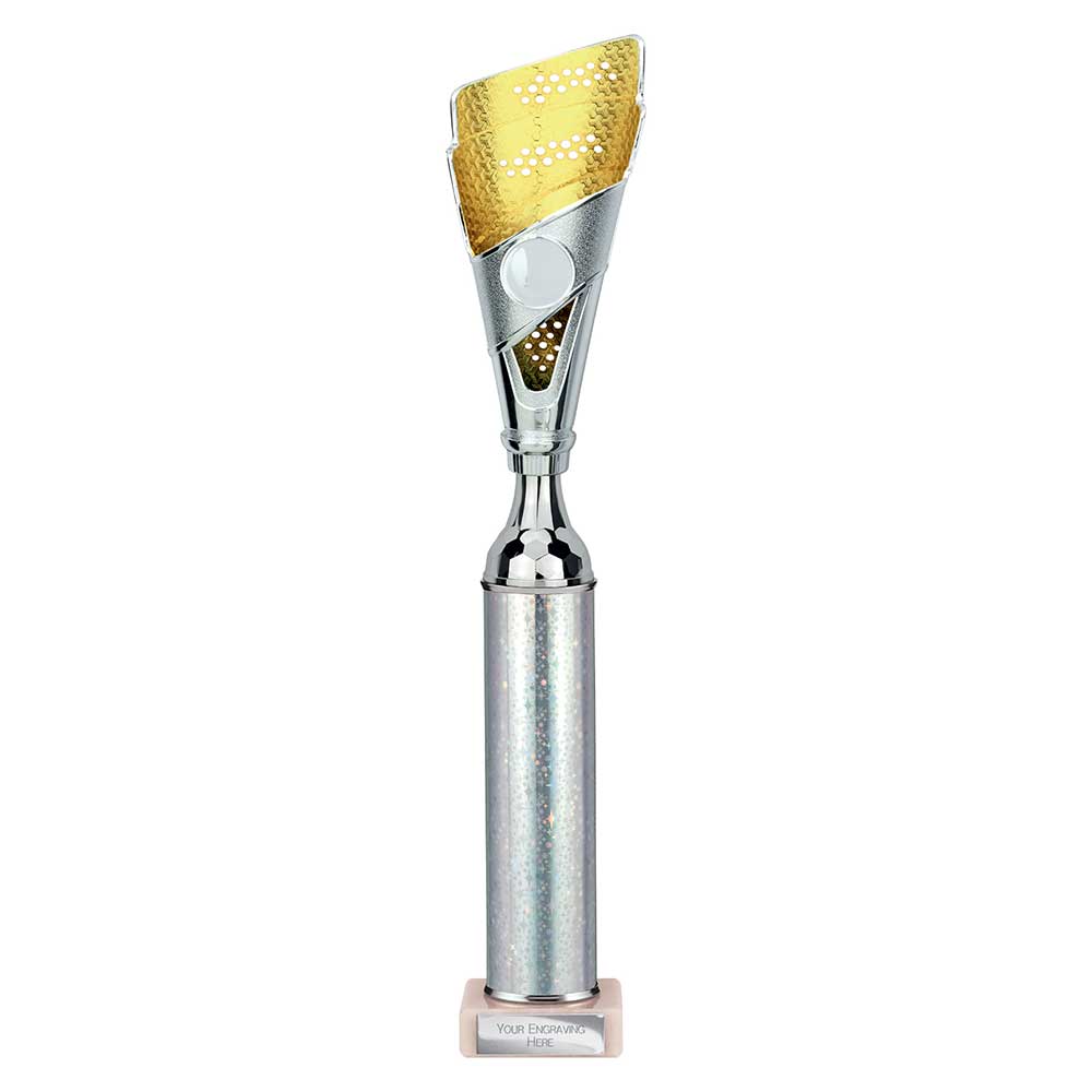 Predator Silver & Gold Tube Trophy