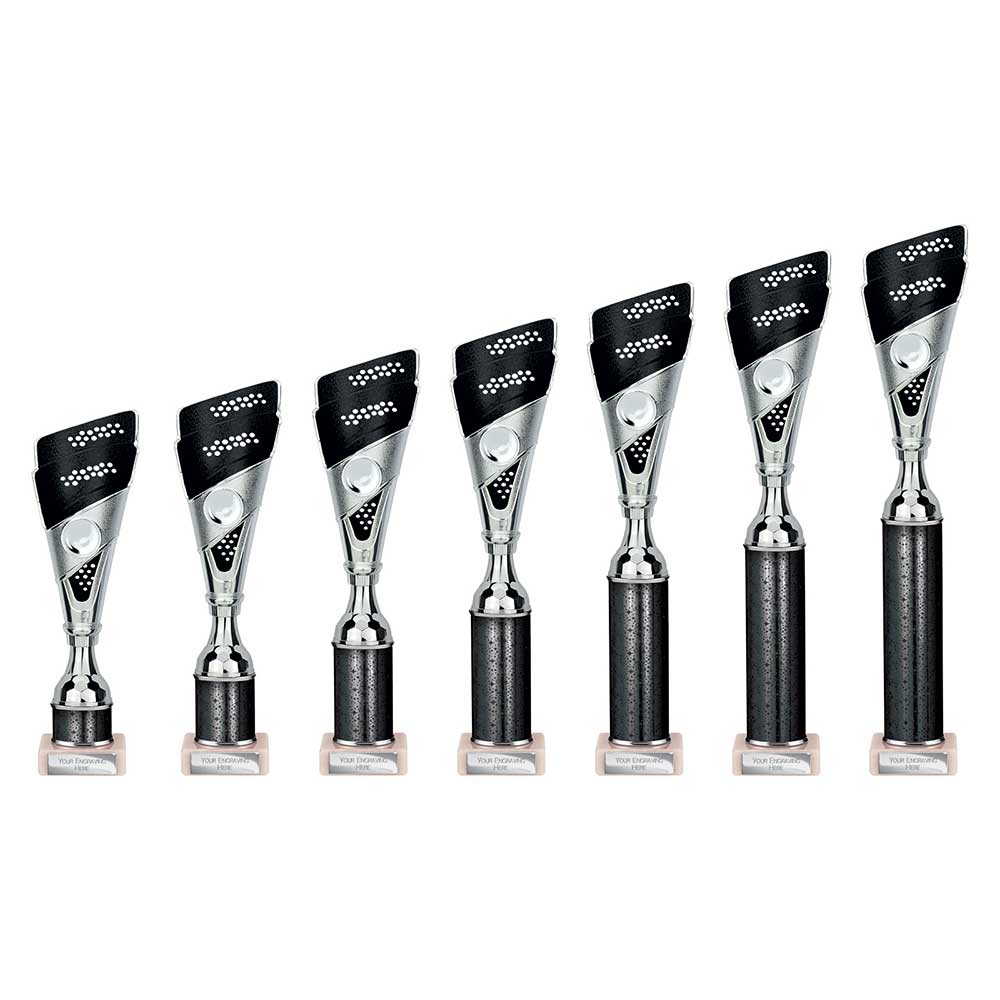 Predator Black & Silver Tube Trophy