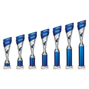 Predator Blue & Silver Tube Trophy