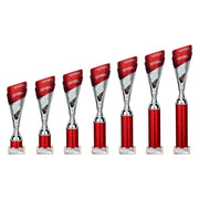 Predator Red & Silver Tube Trophy