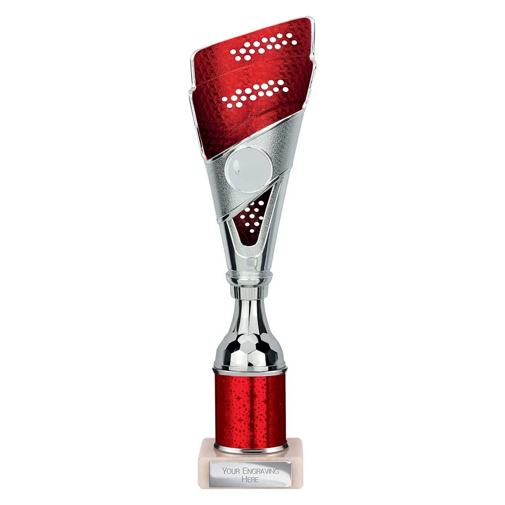 Predator Red & Silver Tube Trophy – 285mm