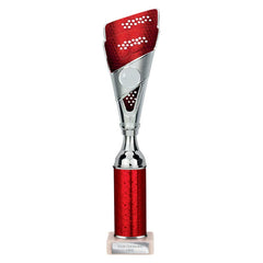 Predator Red & Silver Tube Trophy