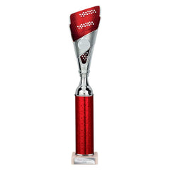 Predator Red & Silver Tube Trophy