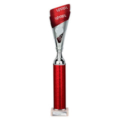 Predator Red & Silver Tube Trophy