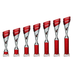 Predator Red & Silver Tube Trophy