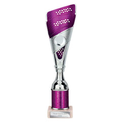 Predator Purple & Silver Tube Trophy