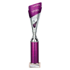Predator Purple & Silver Tube Trophy