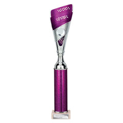 Predator Purple & Silver Tube Trophy