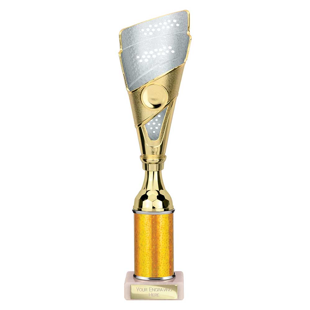 Predator Gold & Silver Tube Trophy