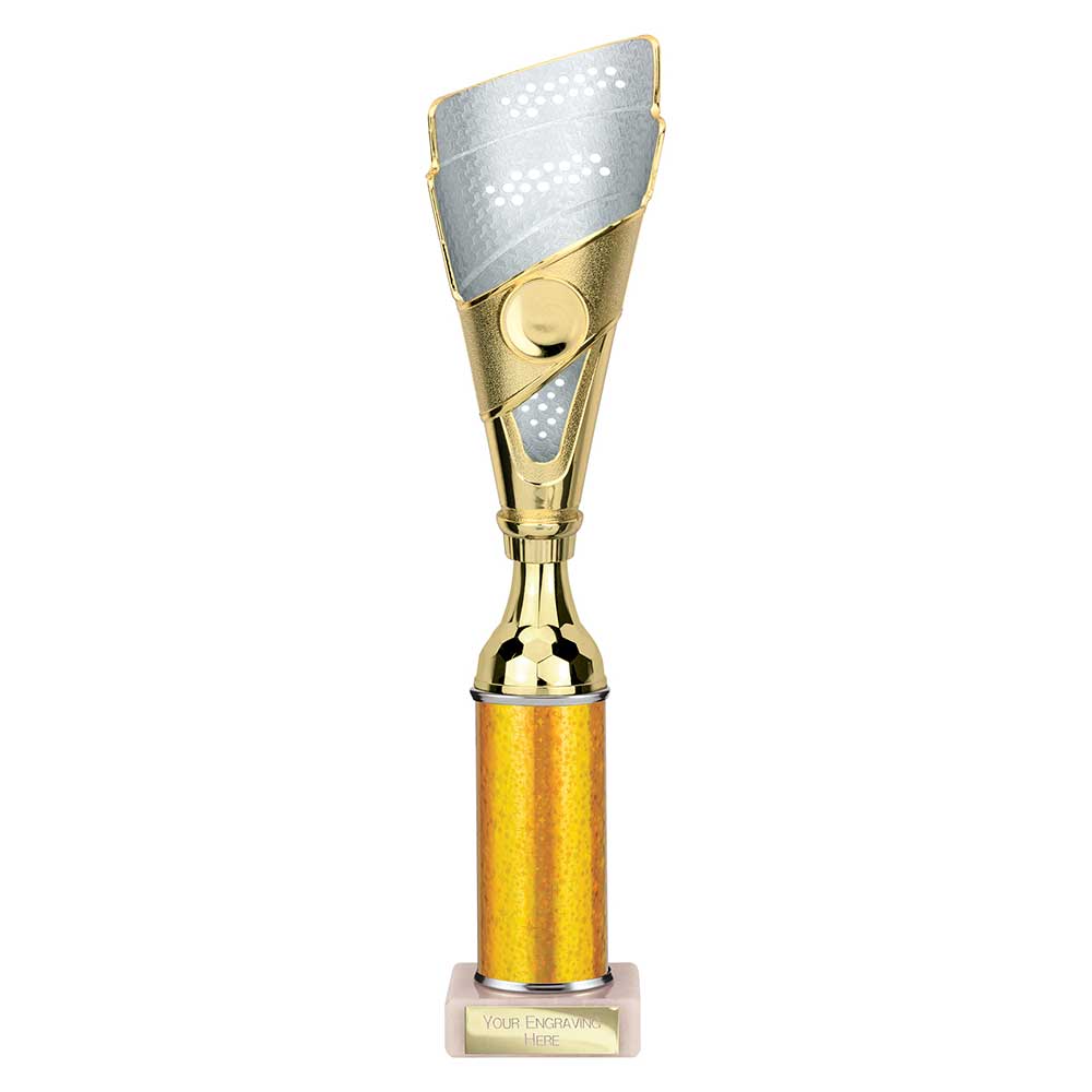 Predator Gold & Silver Tube Trophy