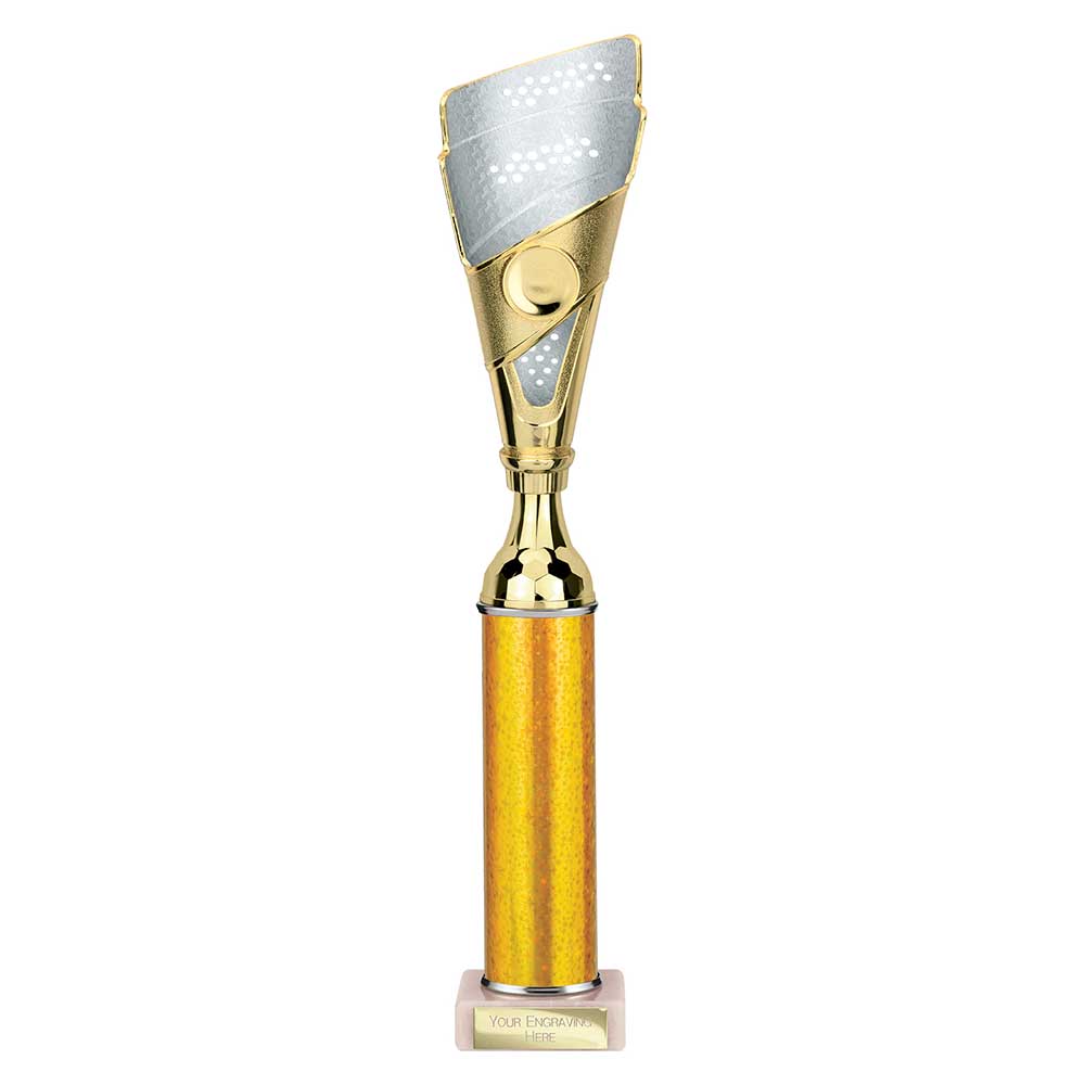 Predator Gold & Silver Tube Trophy