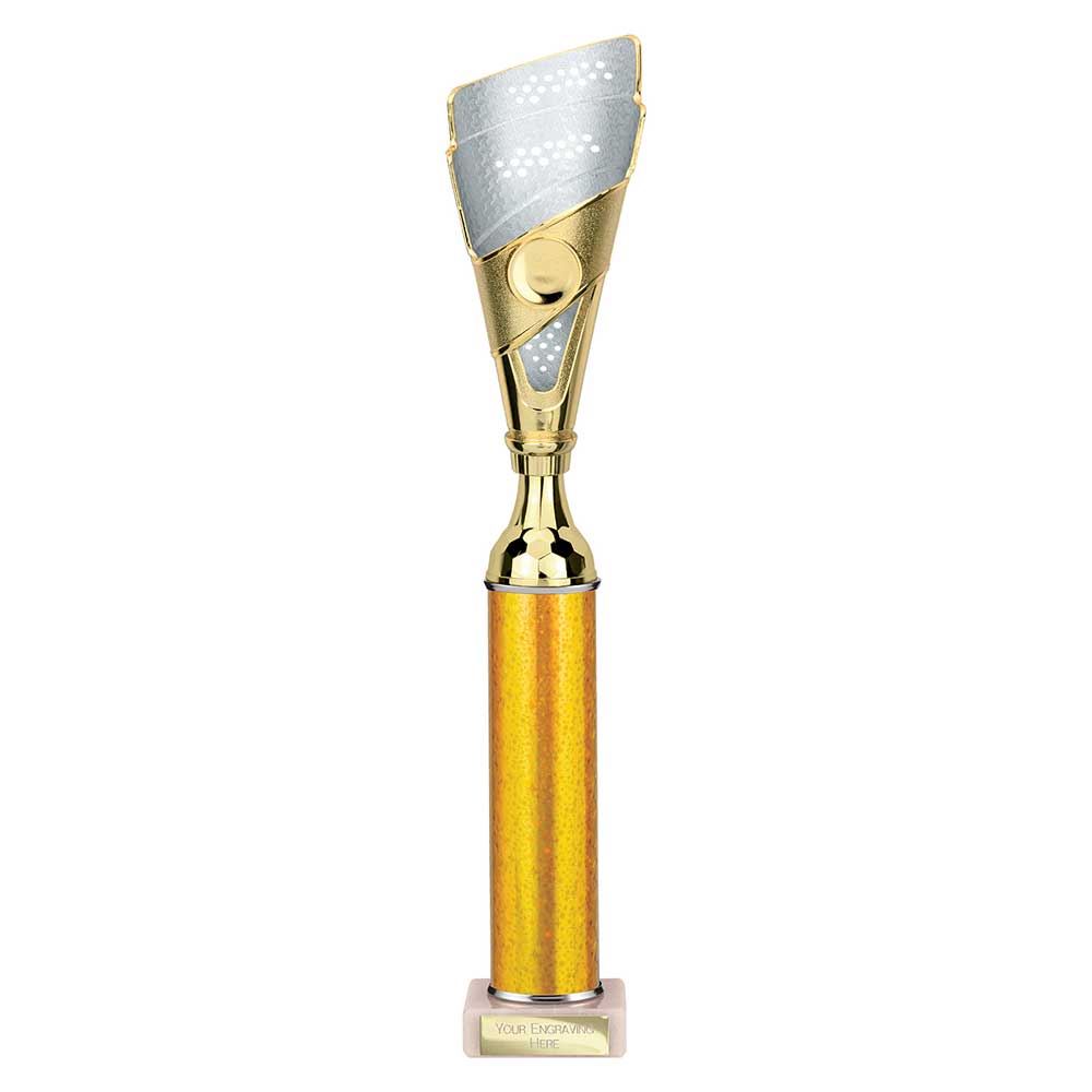 Predator Gold & Silver Tube Trophy
