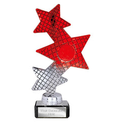 Trinity Star Red & Silver Trophy