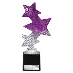 Trinity Star Purple & Silver Trophy