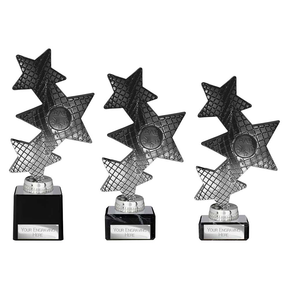 Trinity Star Black & Silver Trophy