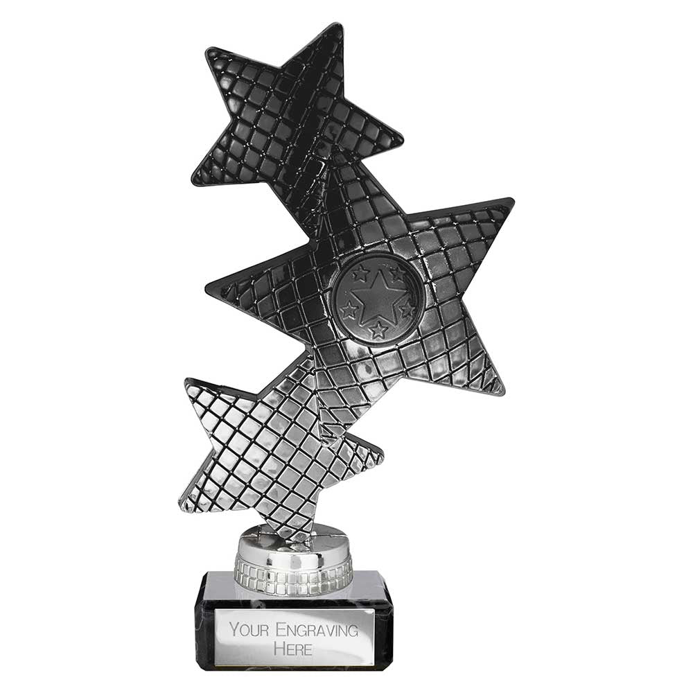 Trinity Star Black & Silver Trophy