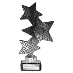Trinity Star Black & Silver Trophy