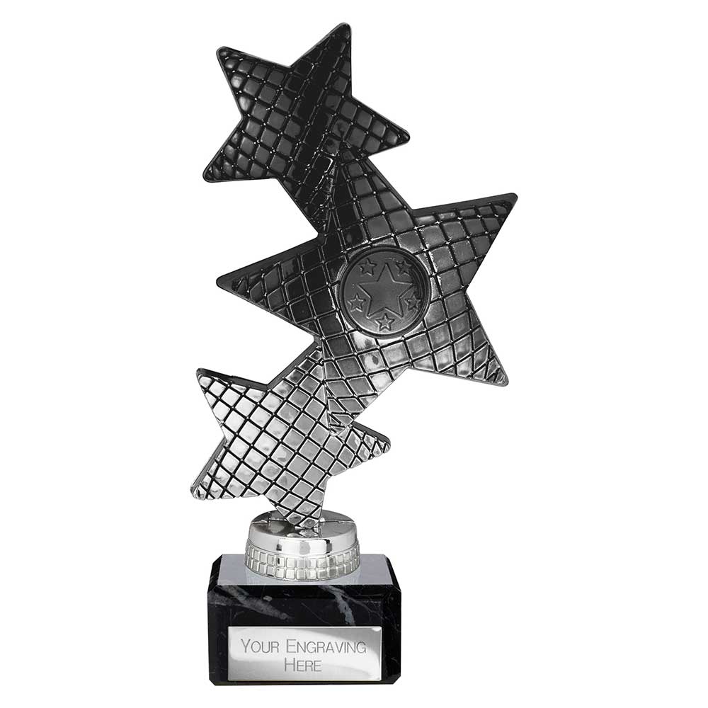 Trinity Star Black & Silver Trophy