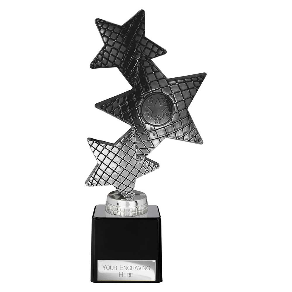 Trinity Star Black & Silver Trophy