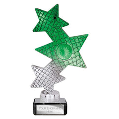 Trinity Star Green & Silver Trophy