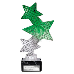 Trinity Star Green & Silver Trophy