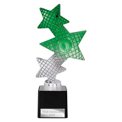 Trinity Star Green & Silver Trophy