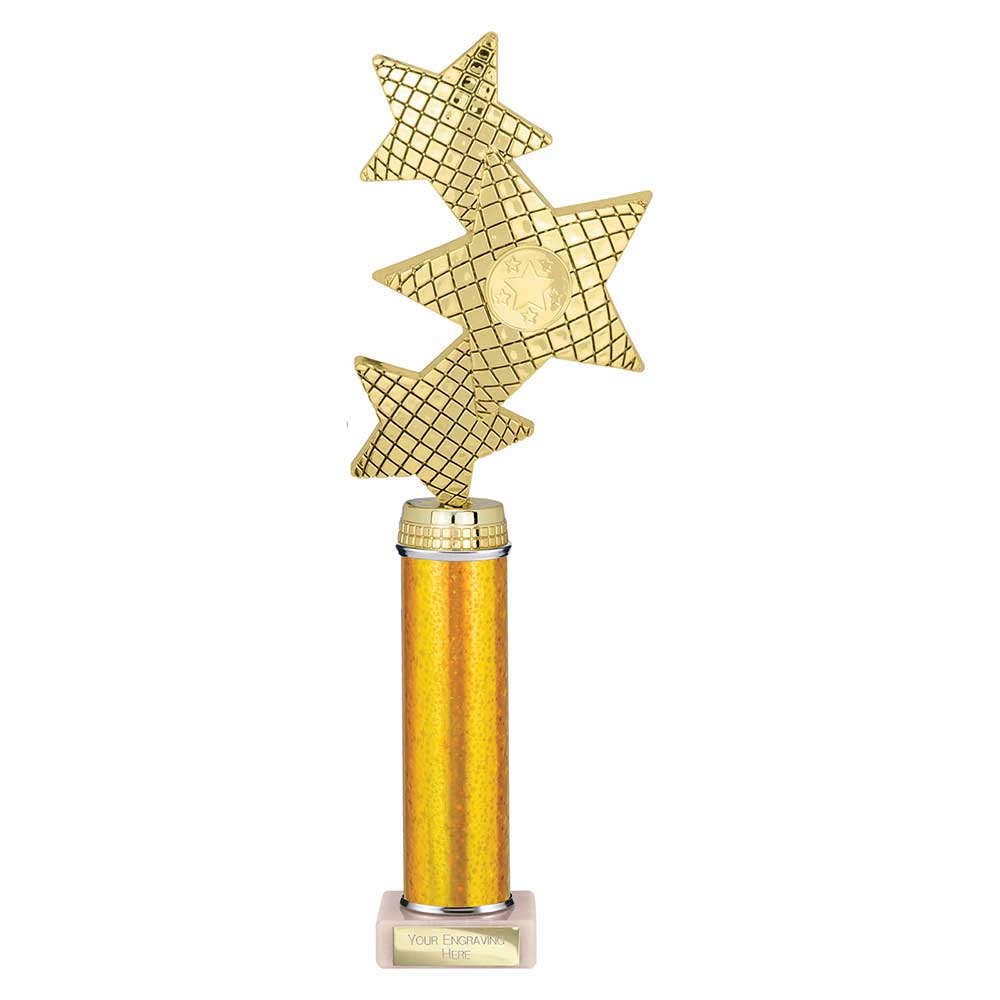 Trinity Star Gold Tube Trophy – 340mm