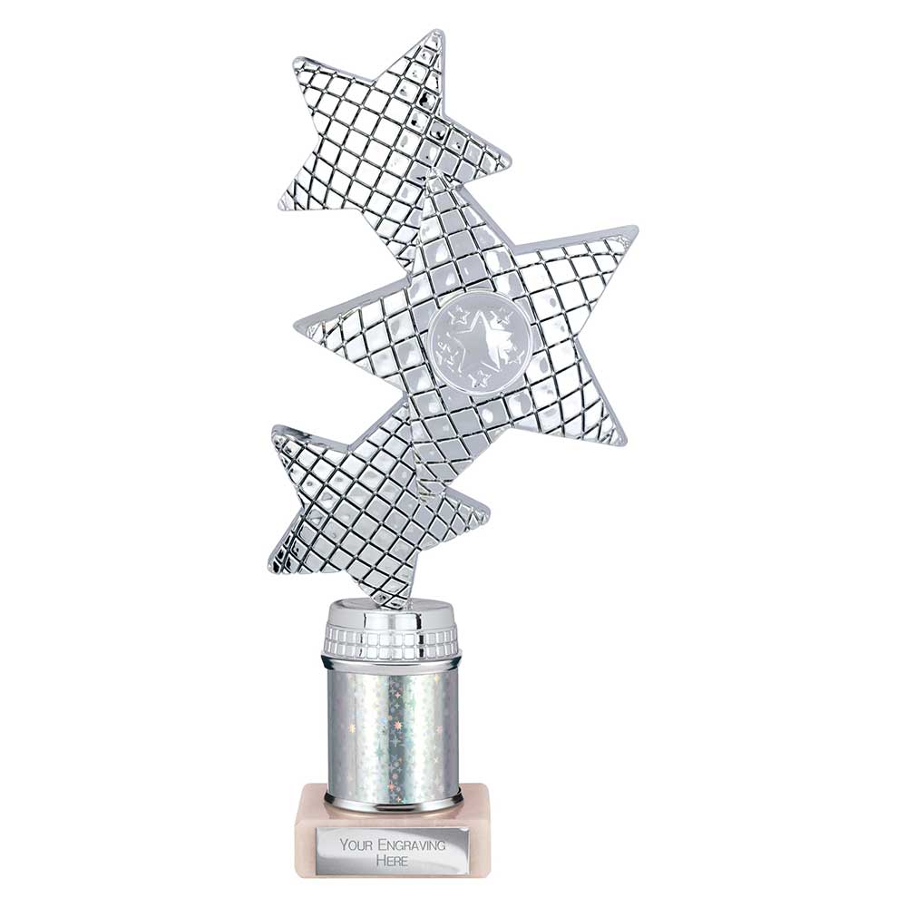 Trinity Star Silver Tube Trophy – 240mm