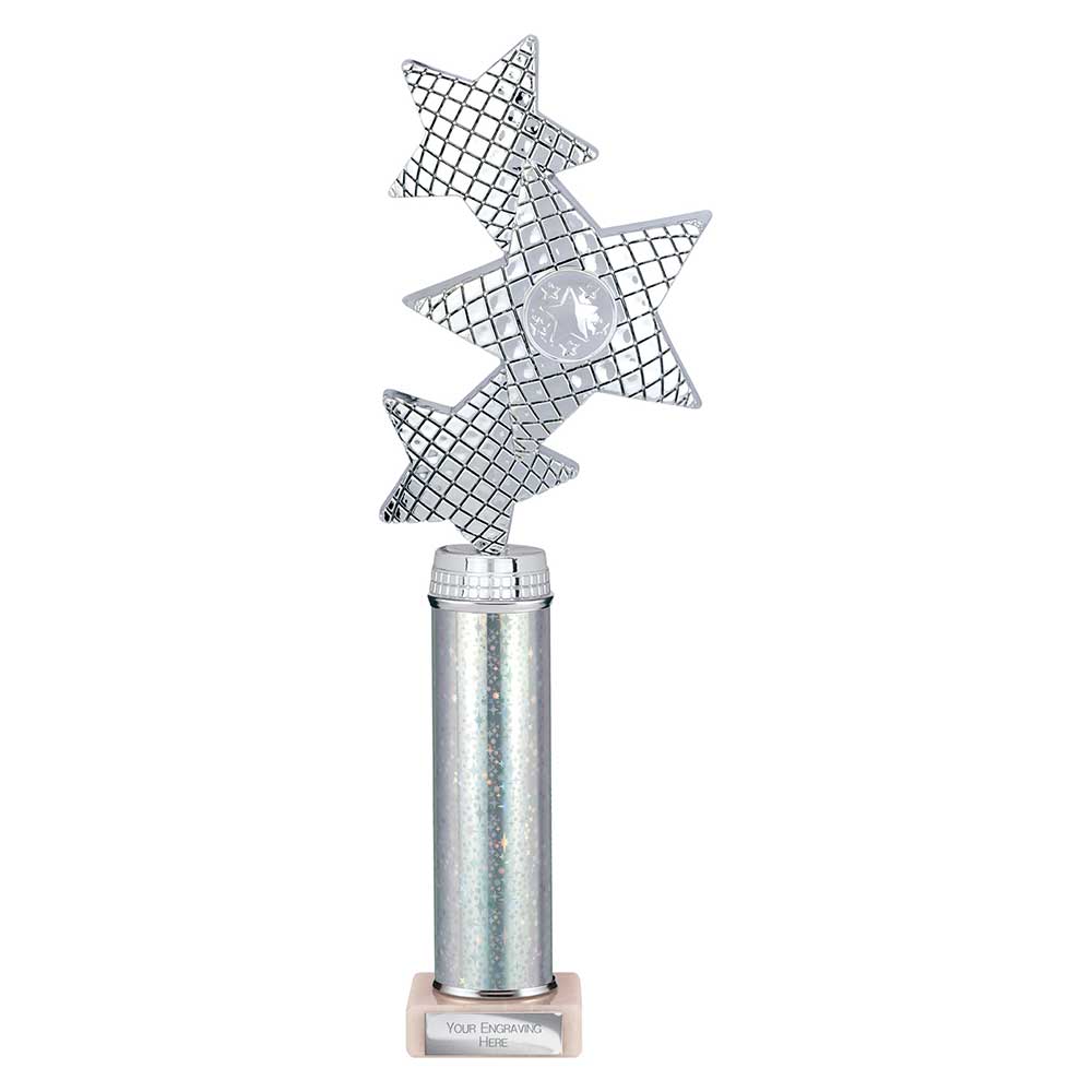 Trinity Star Silver Tube Trophy – 340mm