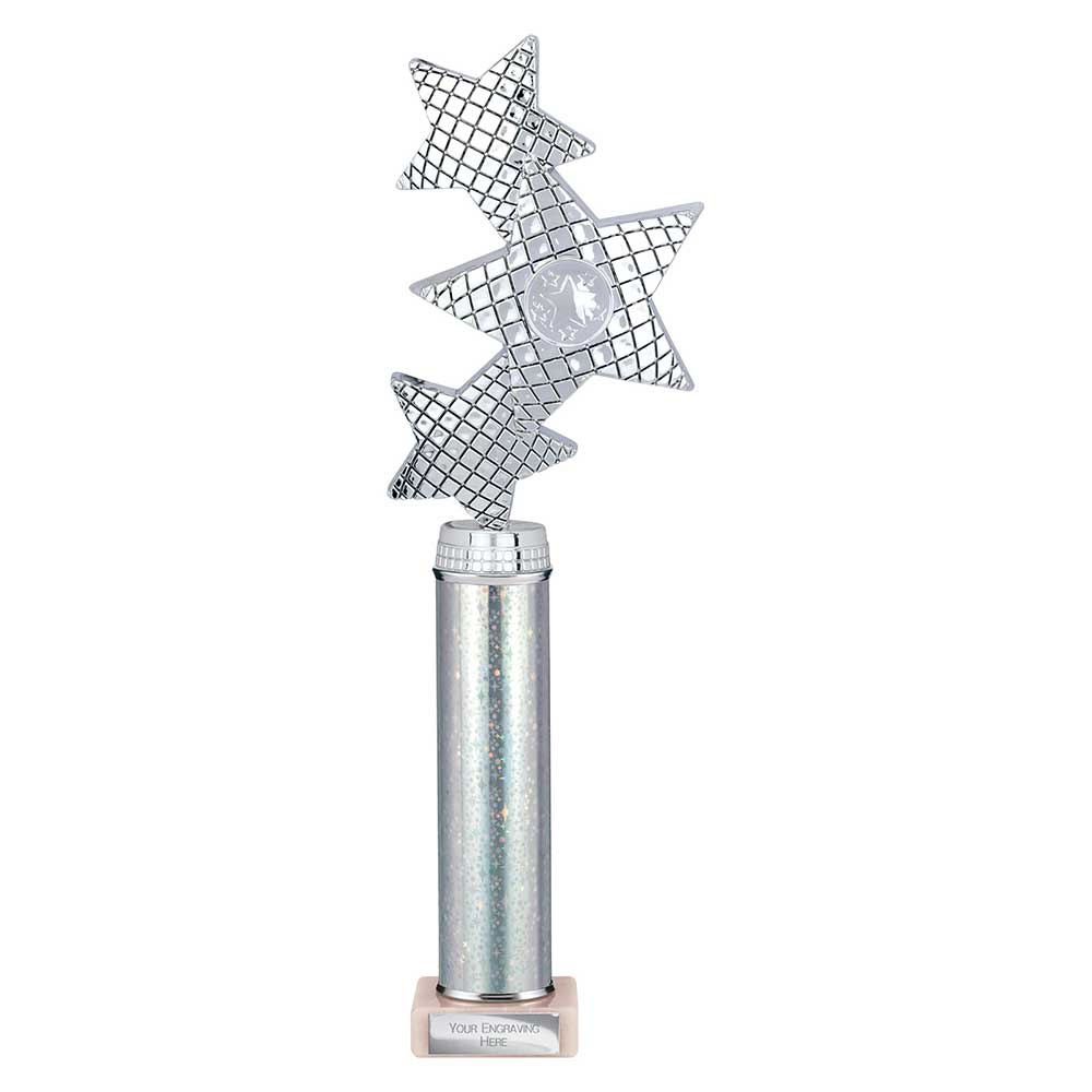 Trinity Star Silver Tube Trophy