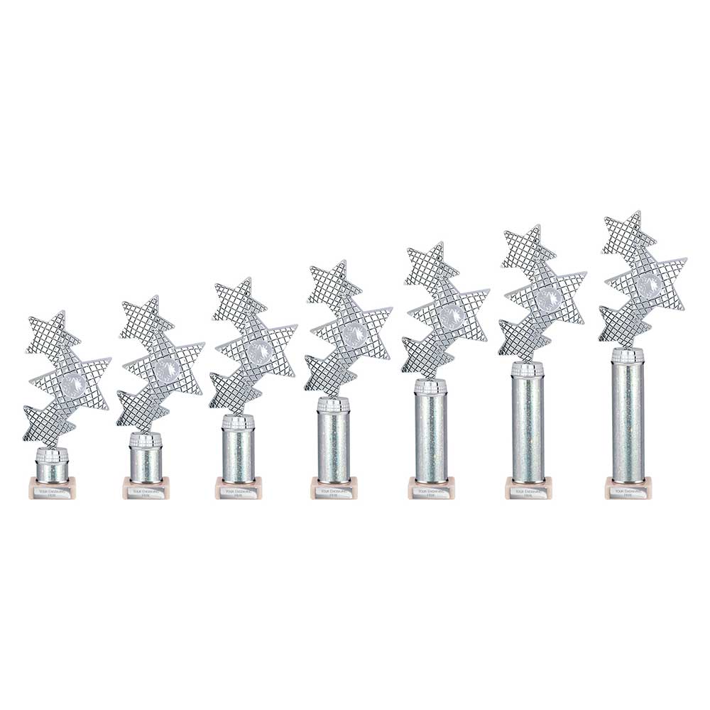 Trinity Star Silver Tube Trophy