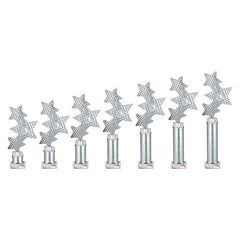 Trinity Star Silver Tube Trophy