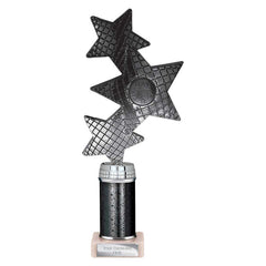 Trinity Star Black & Silver Tube Trophy