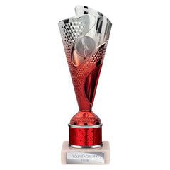 Rodeo Red & Silver Tube Trophy