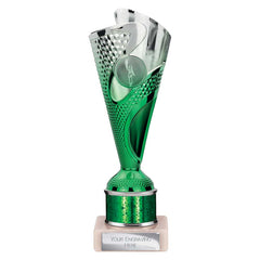 Rodeo Green & Silver Tube Trophy