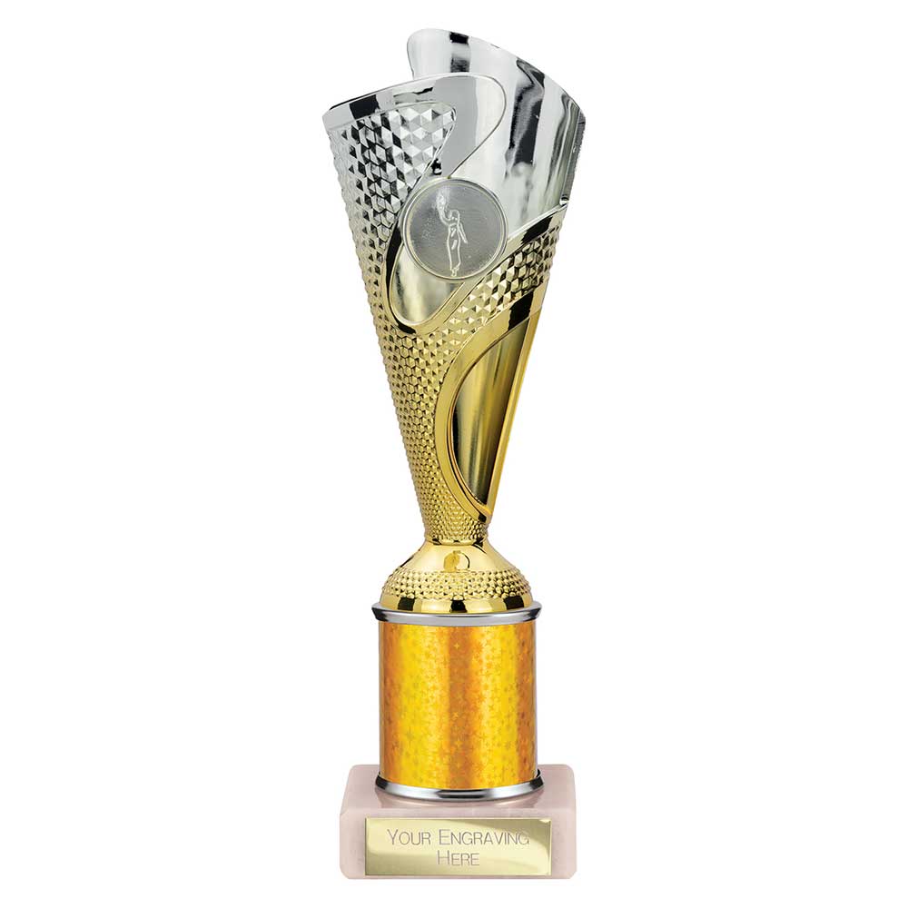 Rodeo Gold & Silver Tube Trophy