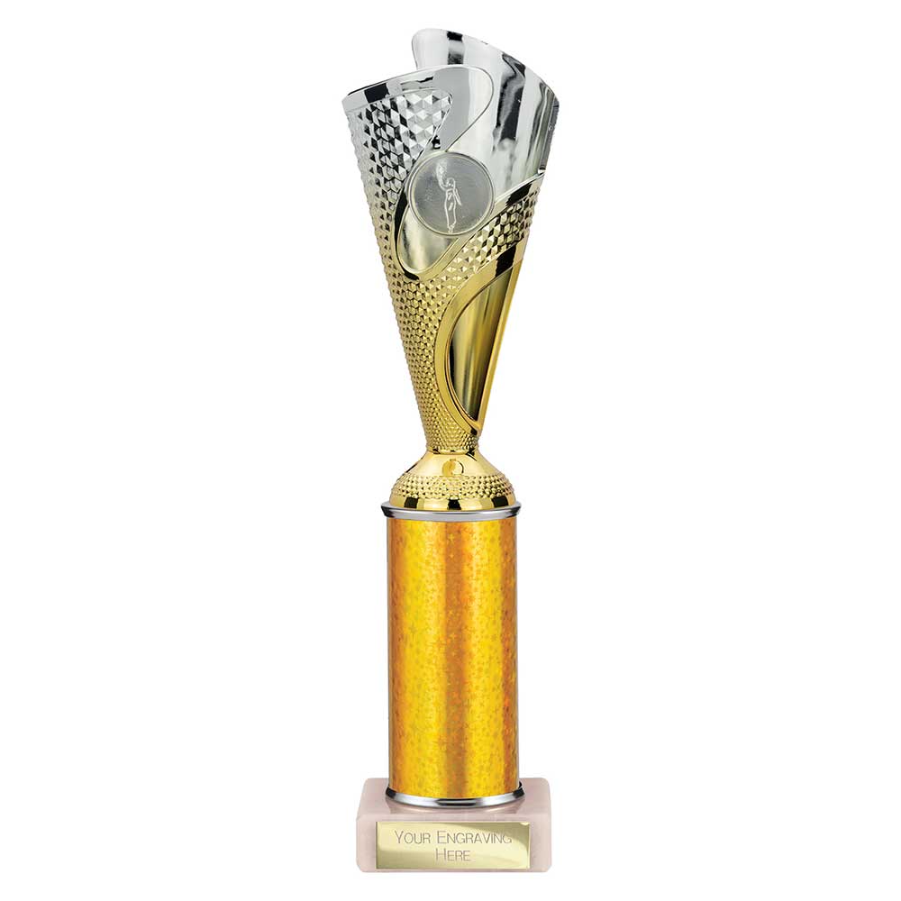 Rodeo Gold & Silver Tube Trophy