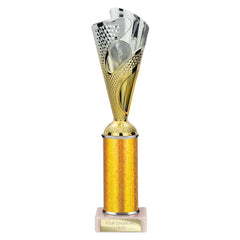 Rodeo Gold & Silver Tube Trophy