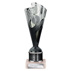 Rodeo Black & Silver Tube Trophy