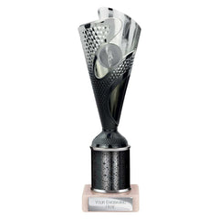 Rodeo Black & Silver Tube Trophy
