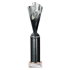 Rodeo Black & Silver Tube Trophy